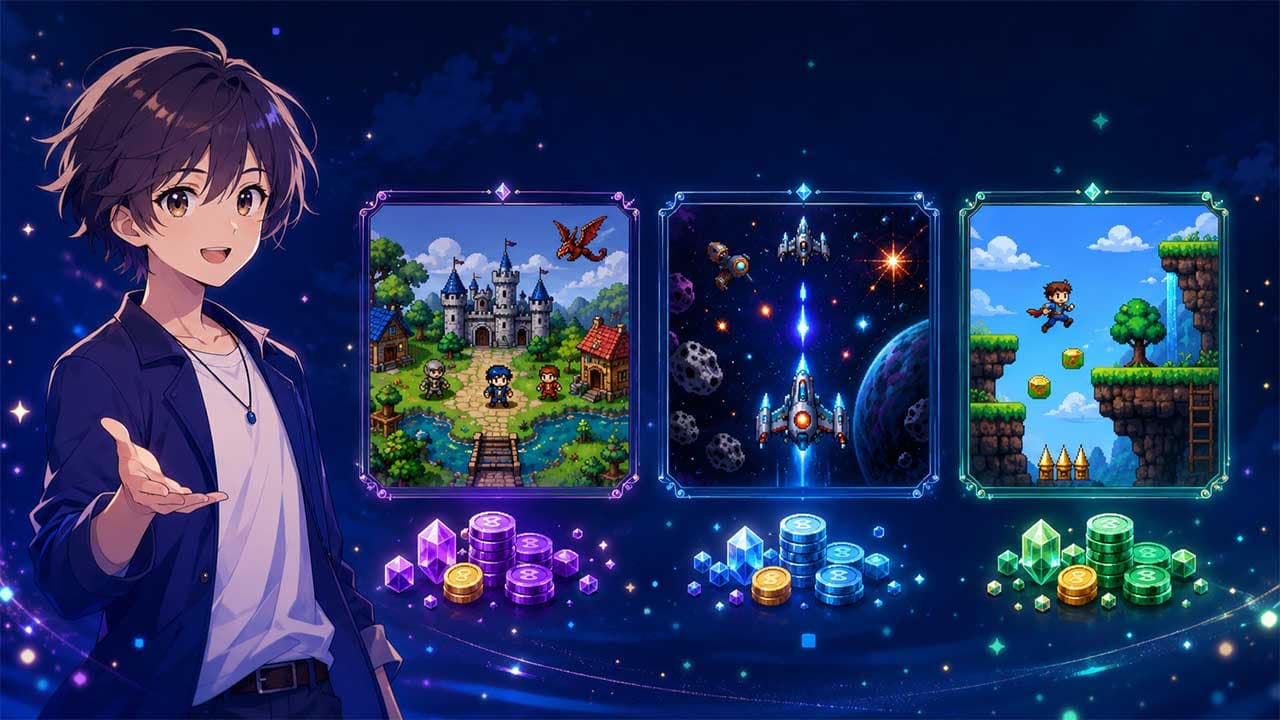 30ポイントで、どのくらいゲームを生成できる？