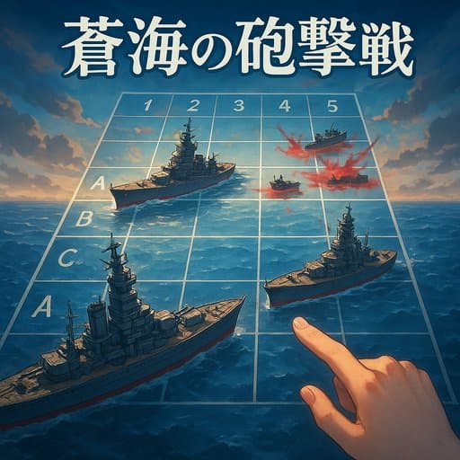 蒼海の砲撃戦 ─ 5×5の海域で繰り広げる頭脳派ターン制海戦シミュレーション