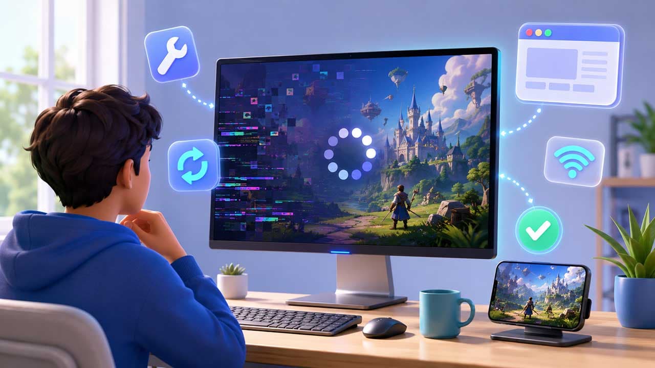 ゲームが正常に動作しない